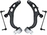 Svenubee Front Lower Control Arm Stabilizer Sway Bar Link Suspension Kits Compatible For Ford Taurus Flex Lincoln MKS MKT 2010 2011 2012