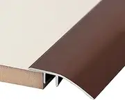 Carpet Trim Strip Transition Strip Cuttable Smooth Threshold Reducer for Carpet/Tile/Floor/Doorways, Metal Aluminum Door Edging Trim Transition Strips, 90cm/ 35.4inch Long(Style3)