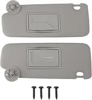 Car Sun Visors 1 Pair Car Sun Visor Left Right Sun Visor with Mirror Fit for Chevrolet Sonic Spark Fit for MATIZ Sun Visor Extension