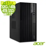 ACER 宏碁 VERITON VM8715G 商用電腦 (I7-13700/32G/4TB+4TB SSD/W11P)