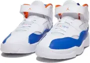 Jordan Boy's Jumpman Two Trey (Little Kid) White/Hyper Royal/Safety Orange 2Y