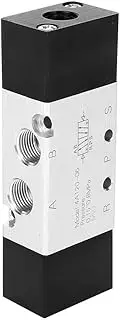 Hyuduo 2 Position 5 Way Pneumatic Air Valve for Mechanical Equipment Textile Equipment and Food Processing Easy to Install and Use PT1 8in Inlet Outlet Exhaust