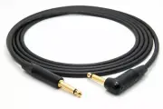 CANARE GS-6 GUITAR CABLE SINGLE ANGLED GOLD SERIES | NEUTRIK GOLD TS , 30 FT.