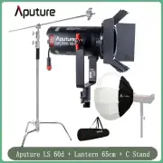 Aputure LS 60d LED Video Light 60W 5600k Daylight + Lantern 65cm + C Stand Bag