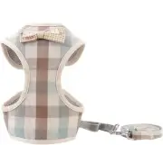 VOOPET HARNESS & LEASH EASY PUT ON/TAKE OFF STEP-IN ADJUSTABLE FOR SMALL DOGS