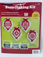 Creative Moments Snowflaking Kit Christmas Balls Tree Ornaments #8654