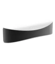 Aero LED Exterior Surface Mounted Wall Light - Dark Grey