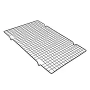 16 * 10 inch Cooling Rack for Baking, BBQ Grill Mesh Metal BBQ Barbecue Black