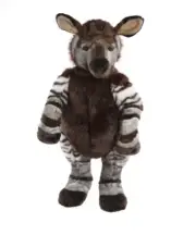 Charlie Bears Trailblazer Okapi Large Standing Teddy 76cm