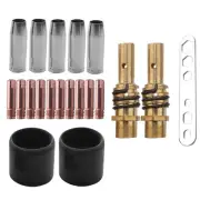 20Pcs Nozzles Contact Tips Holders Mig Consumable Accessory for 15Ak Mb154426