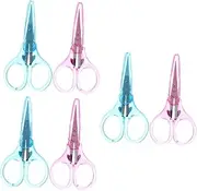 Tofficu 3sets Metal Scissor Small Sewing Scissors Compact Mini Sewing Supplies Set Thread Cutter Scissors Fabric for 2pcs*3