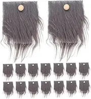 GANAZONO 24 Sets Artificial Fake Dwarf Beards Gnome Making Supplies with Balls Lightweight Gnome Craft Props for Creative Projects and Room Decor