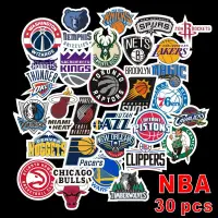 在飛比找蝦皮購物優惠-31張入 NBA 籃球隊LOGO貼紙 防水行李箱貼紙 機車貼