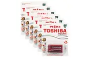 6x Toshiba Heavy Duty 9V BP1 6F22 Battery Carbon Zinc Lasting Power Household