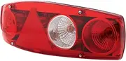 HELLA Caraluna II Rear Light for Caravans and Motorhomes – Bulb – 12 V – Built-In/Screwed – ECE – Lens Colour: Red – Connector: Flat Connector – Left – Quantity: 1 – 2VA 341 419-011