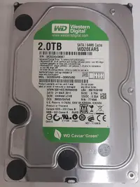 在飛比找露天拍賣優惠-WD 綠標 2TB 桌上型 SATA 硬碟