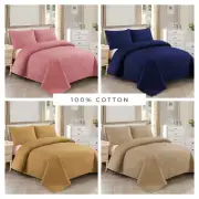 3Pcs Floral Bedspread Set-Quilted Patchwork Coverlet Set ✅Double✅Queen✅King Size