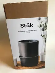 NEW ~ STAK ~ IMMERSION COFFEE BREWER by ARGODESIGN ~ AUSTIN TEXAS ~ MANUAL ~ NIB