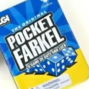 Pocket Farkle Dice game in Travel Tin A Game of Guts and Luck! NEW