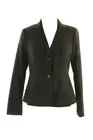 Laundry By Shelli Segal Charcoal Peplum Jacket 4