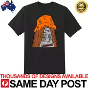 Peeking Sassy With Bucket Hat Shirt 100% Cotton TShirt Funny Aussie Big Lez Show