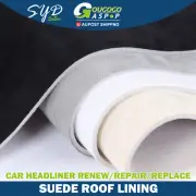 Micro-Suede Roof Lining Fabric Headliner Foam Material Seat Upholstery Replace