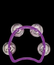 Mano Percussion Kids Tambourine - 4" Junior Tambourine in Purple
