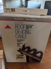 FROST KING,RC120,ELECTRIC ROOF & GUTTER DE-ICING KIT 120V 600W 120 FT NOS