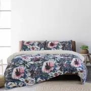 NNEDSZ Jenna Printed Quilt Cover Set King