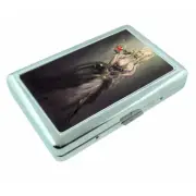 Wizard Witches & Warlocks D2 Silver Metal Cigarette Case RFID Protection Wallet