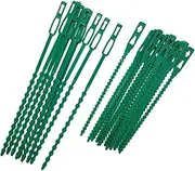 Flexible Plant Fixing Ties 200pcs DIY Gardening Straps Green Cable Ties for Plant Training and Support
