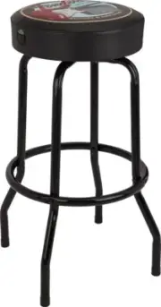 NEW - Fender Guitars & Amps Logo 30" Pick Pouch Barstool - BLACK