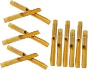 FUNOMOCYA DIY Wind Chime Repair Tubes Bamboo Wind Chimes Tubes 12pcs Replacement Parts for Bamboo Chime Accessories