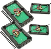 BIUDECO Set Mini Billiards Table Game Sturdy Mini Pool Table for Boys and Girls Portable Desktop