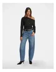[Decjuba] Camille Barrel Leg Jeans in Blue