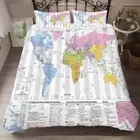 Map Settlement 3D Printing Duvet Quilt Doona Covers Pillow Case Bedding Sets