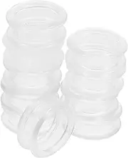NULYLU 10pcs Silicone Ring Sleeve Silicone Finger Fingers Protectors Finger Ring Finger Dressings Finger Protectors Finger Guard Protectors Finger Guard for Slicing