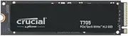Crucial T705 2TB Gen5 NVMe SSD - 14500/12700 MB/s R/W 1200TBW 1550K IOPs 1.5M hrs MTTF DirectStorage for Intel 14th Gen & AMD Ryzen 7000