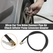 80cm 31.50" Tire Inflator Pump Hose with Locking Air Chuck for Car Motorcycle