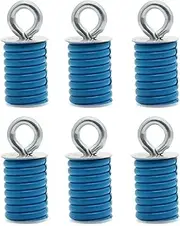 1-7/16" Hole Lock And Ride Tie Down Straps Ropes Bungee Cords Anchors Type Cargo Racks Eye Bolt Fasteners compatible with Polaris Ranger ATV(6 piece)