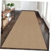 Braided Runner Rug 2.6x8 Ft Washable Runners for Hallways Non Slip Kitchen