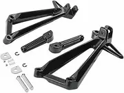 Motorcycle Rear Passenger FootPeg Footrest Bracket Compatible with Yamaha YZFR3 YZF-R3 R3 2015-2019