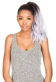 NEW BORN FREE SYNTHETIC DRAWSTRING PONYTAIL - 0376 VICKY