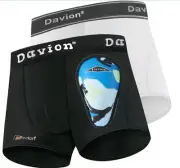Davion 2-Pack Boys Underwear with 1 Soft Protective Athletic Cup Youth Briefs...