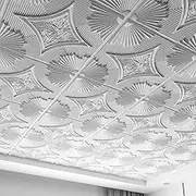 Art3d 12Pcs Drop Ceiling Tiles, Easy Glue-Up Decorative Panels for Wall, Ceiling - 60x60 CM, White
