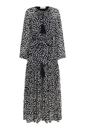 Ava Spots Midi Dress