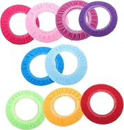 Yardenfun 9pcs Toilet Seat Cover Cushions Washable Toilet Seat Warmer Pads for Bathroom Soft and Skin Friendly Material Design for