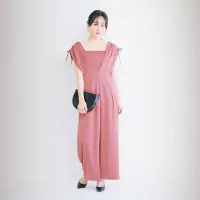 在飛比找momo購物網優惠-VERTEX日本百貨香肩連身褲裙