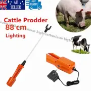 Rechargeable Cattle Prodder Stock Prod with Light Electric Shock Cow 88cm 9000V