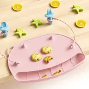 Kids Plate Mat Grade Silicone Table Pad Dirt Proof Placemat Suction Type